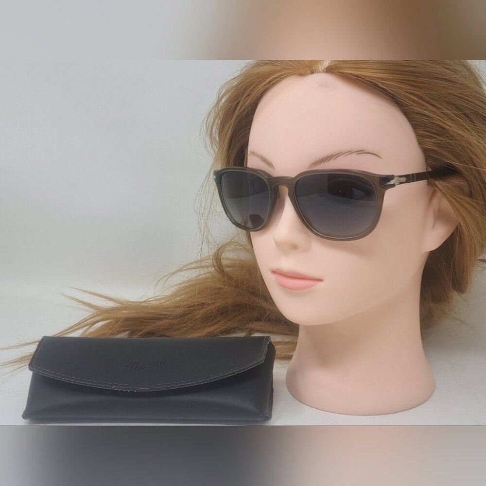 Persol Women's Sunglasses Dark Olive Gray Gradient PO 3019-S 52-18-140 3N